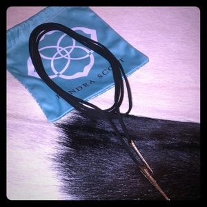 Kendra Scott Pierce Black Necklace